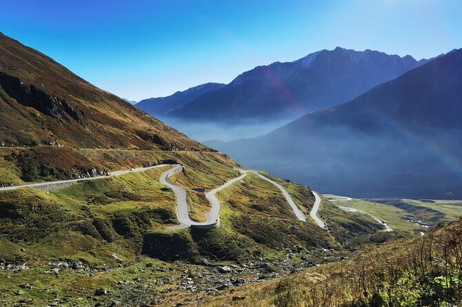 4-Day Swiss Alps Porsche Drive: Interlaken, Furka-Grimsel-Susten - Day 2: Lake Lucerne, Susten Pass, Aareschlucht, Grimsel, and Furka to Andermatt