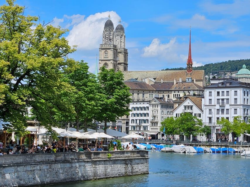 City tour historic old town Zurich - The Polybahn hop to ETH Terrace: a short ride with big payoff