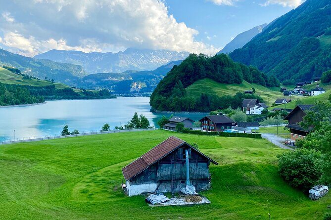 Crash Landing on You Private Switzerland Day Tour from Zurich or Lucerne (CLOY) - Stop 1: Lake Lungern drive-in and lakeside CLOY vibes