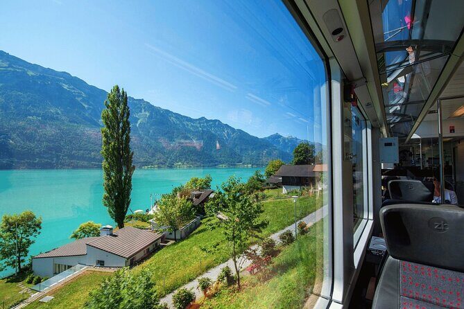 Exclusive Panoramic Train Journey though the Heart of Swiss - Brienz: lake photos and a short break that actually helps