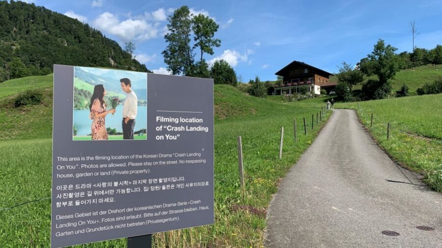 From Zurich: Crash Landing On You Locations in Interlaken - Door-to-door Zurich logistics that actually save your day