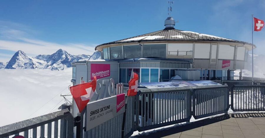 From Zürich: Exclusive Private Tour to Mt. Schilthorn - Schilthorn Piz Gloria: the rotating restaurant viewpoint