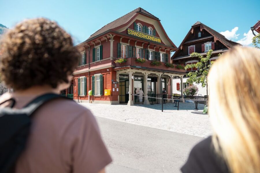 From Zurich: Full-Day Mount Stanserhorn Discovery Tour - From Stans to Stanserhorn: a vintage funicular through meadows