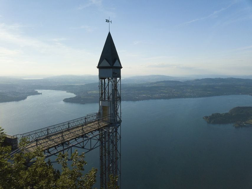 From Zurich: Funicular to Mt. Bürgenstock & Lake Lucerne - Lucerne with a guide + audio: Chapel Bridge, Jesuit Church, and breathing room