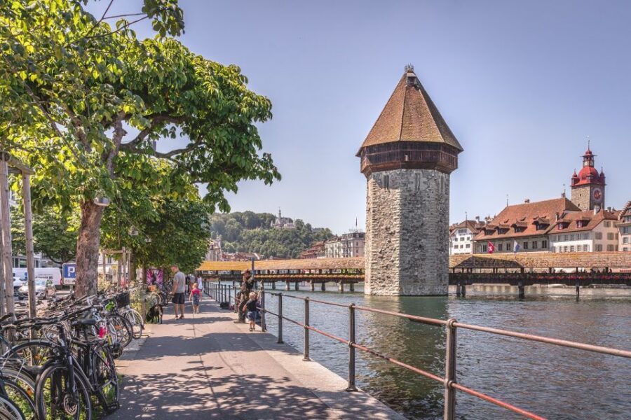 From Zurich: Funicular to Mt. Bürgenstock & Lake Lucerne - The Lake Lucerne shuttle boat to Kehrsiten: a scenic transfer
