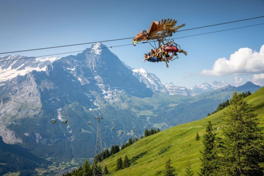 From Zurich: Grindelwald First Cable Car & Interlaken - The First Cliff Walk: sky-high walking with a 40-meter bridge