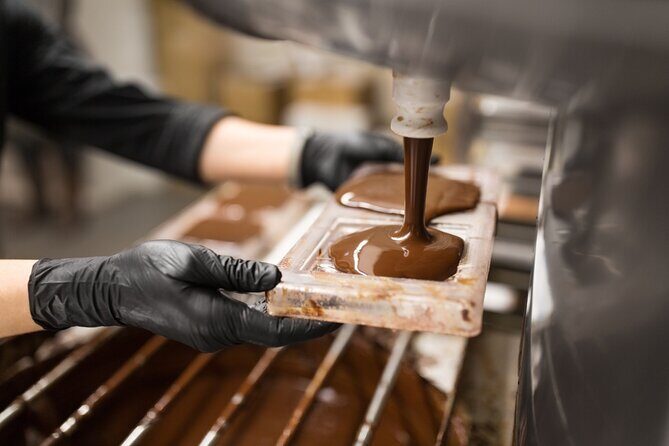 From Zurich: Rhine Falls, Chocolate and cheese factory (KTZ373) - Chocolarium (Maestrani) in Flawil: A Factory-Style Chocolate World With Tastings