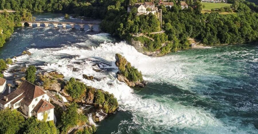From Zurich: Stein am Rhein and Rhine Falls - Schloss Laufen and Rhine Falls: the views that make the trip worth it