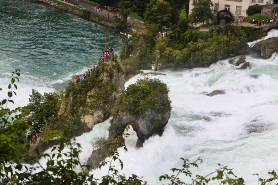 From Zurich to The Rhine Falls - Rhine Falls viewing platforms and the June–August boat ride option