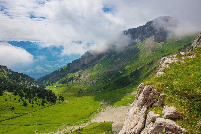 Guided Daytrip to Mount Pilatus and Lucerne from Zurich - The world’s steepest cogwheel railway: the thrill part