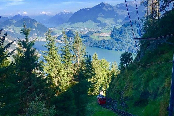 Mount Pilatus (Private Tour) - The steepest cogwheel descent at 48%: why it feels like the finale
