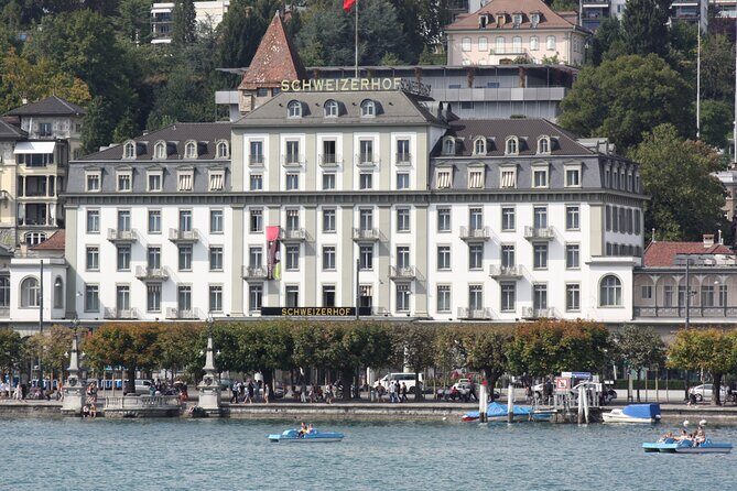 Private Lucern Trip from Zurich 4-hours - Chapel Bridge and the Water Tower: the classic postcard stop
