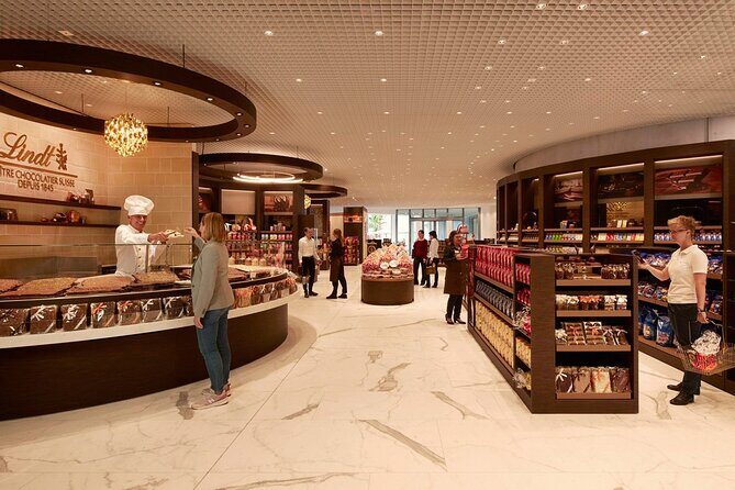Tour in Lindt Home of Chocolate Museum From Zurich With pickup - Watching Chocolate Being Made Through Panoramic Windows
