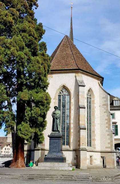 Zurich a journey through time, history and the Reformation - Starting at Heiristeg and getting your bearings above the Limmat