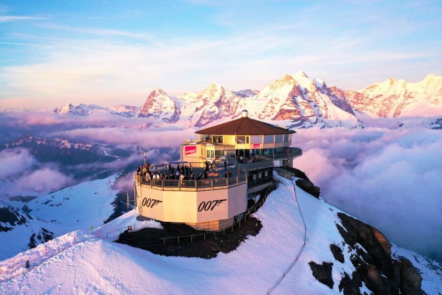Zurich: Day trip to Schilthorn, Thrill Walk, and Bond World - From Zurich Central Bus Station to the Alps