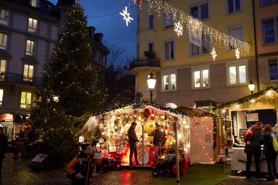 Zurich: Open Top Bus Sightseeing Tour with Optional Cruise - Bahnhofstrasse From the Bus: The Shopping Street Shortcut